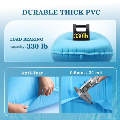 Extra-Thick Winter Pool Cover – 200gsm Heavy-Duty, Cold-Resistant & Windproof Cover for Above-Ground Pools